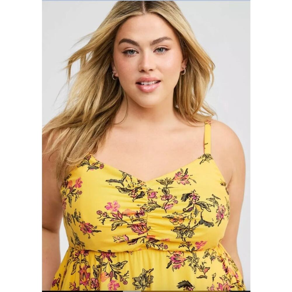 2/$30 TORRID Mini Dress Size 1X / Size 1 Mini Challis Skater - Picture 10 of 11